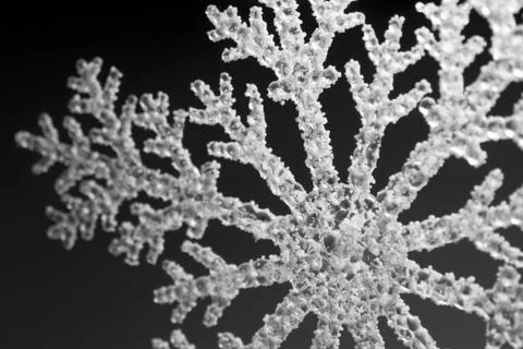 Artificial snowflake Stock Photos