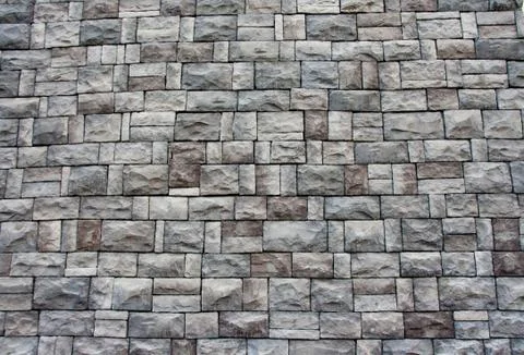 Artificial stone wall texture Stock Photos