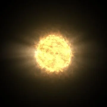 Artificial Sun Stock Illustration