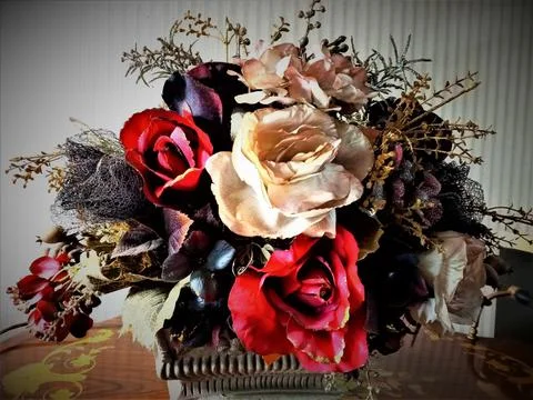 Artificial table flower Stock Photos