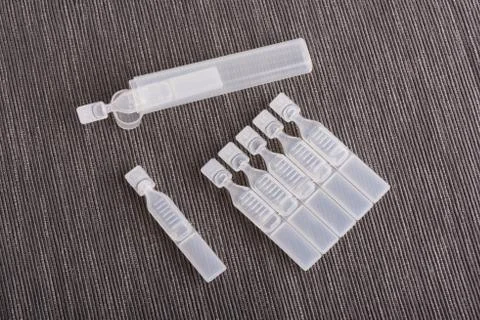 Artificial tear eye drops Stock Photos