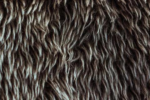 Artificial textile fluffy fur for background or texture. Foto stock
