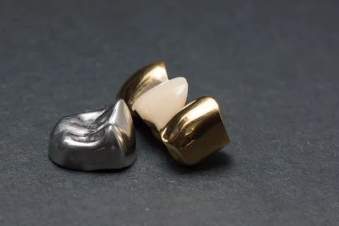 Artificial tooth crown Stock Photos