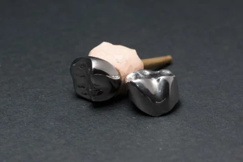 Artificial tooth crown Stock Photos