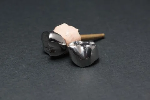 Artificial tooth crown Stock Photos