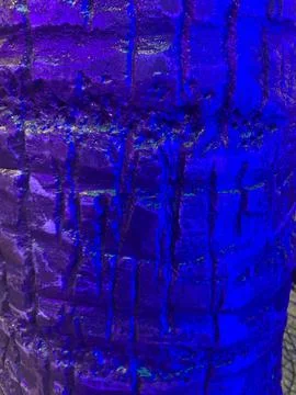 Artificial tree bark texture closeup Foto stock