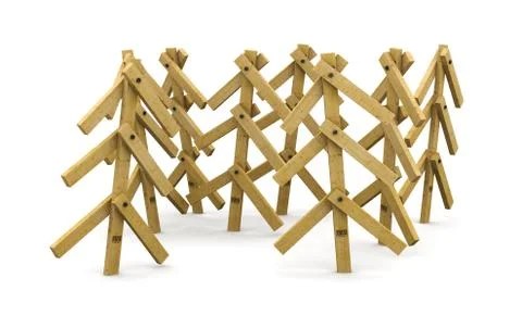 Artificial tree Stock Illustration