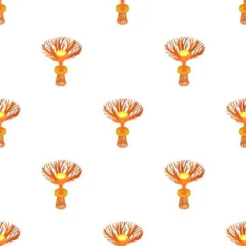 Artificial tree in Singapore pattern seamless vector イラスト素材