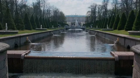 Artificial water channel Stock Footage 154653736