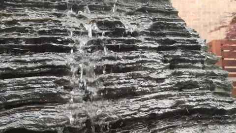 Artificial waterfall 2 Video stock 90914184