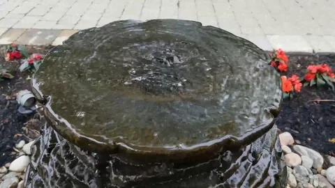 Artificial waterfall 5 Stock Footage 90914154