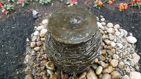 Artificial waterfall 6 Stock Footage 90914151