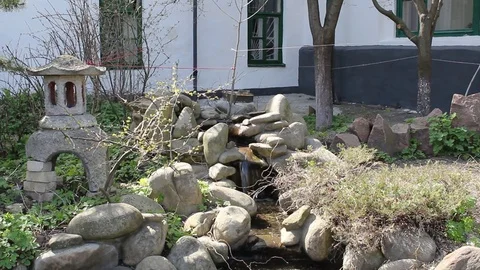 Artificial waterfall Stock-Footage 69986592