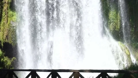 Artificial waterfall Stock Footage 161225346