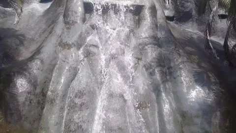 Artificial waterfall Stock Footage 251844046
