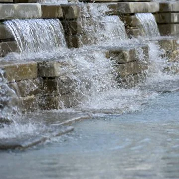 Artificial Waterfall Foto stock