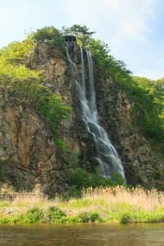 Artificial waterfall Stock Photos