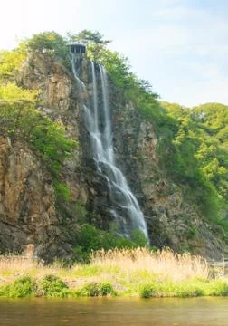 Artificial waterfall Stock Photos