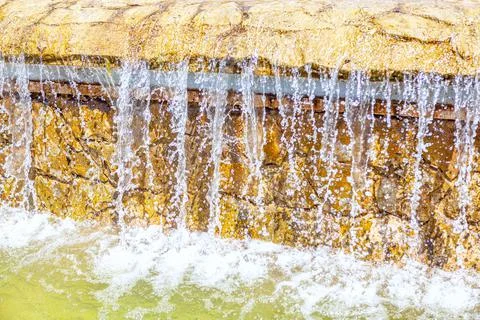 Artificial waterfall Stock Photos