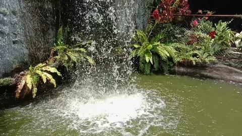 ARTIFICIAL  WATREFALL (6) Stock Footage 272380484