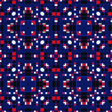 Artificially generated square Stock Illustration