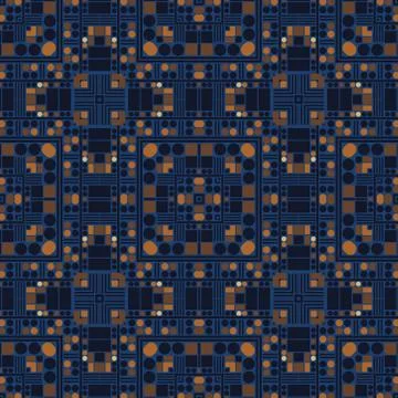 Artificially generated square Stock Illustration