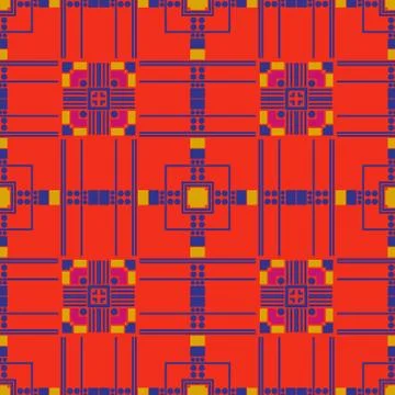 Artificially generated square Stock Illustration