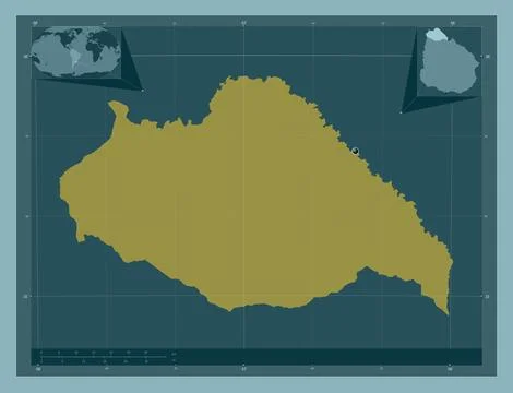 Artigas, Uruguay. Solid color shape Stock Illustration