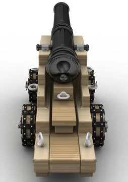 Artillery gun Illustrazione stock