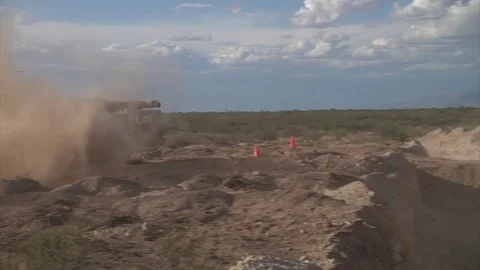 Artillery, M1A2 Abrams tanks, Bradley Fighting Vehicles, engineers, Fort Bliss Stock Footage 75649844