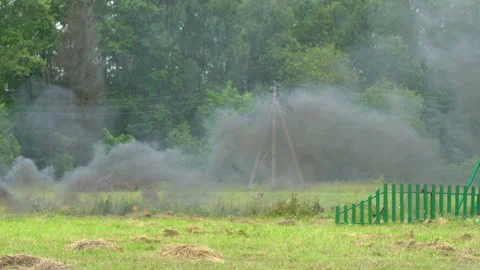 Artillery preparation Video stock 112883217