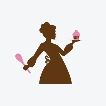Artisan Bakery Chef Logo. Stock Illustration