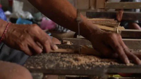 Artisan in Bali Stock Footage 214670200