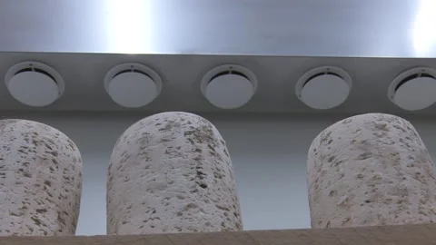 Artisan cheese in various stages of aging on storage shelves a collection 動画素材 337060744