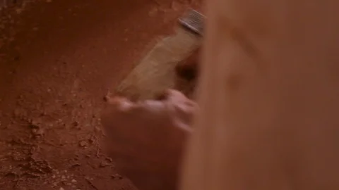 Artisan crafting clay Video stock 124838246