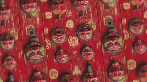 Artisan Knocker Rotation Motion Stock Footage 306460608