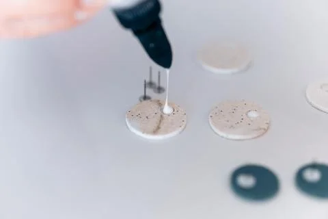 Artisan Making Earrings Stock Photos