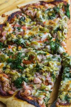 Artisan pizza Stock Photos