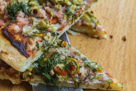 Artisan pizza Stock Photos