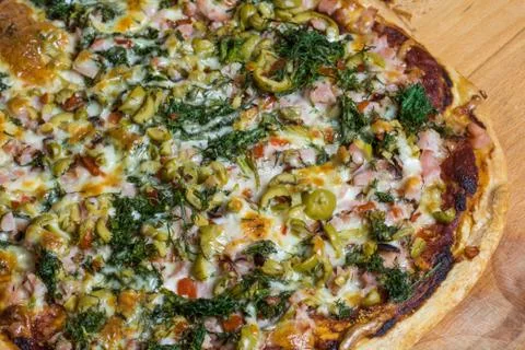 Artisan pizza Foto stock