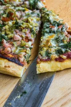 Artisan pizza Stock Photos