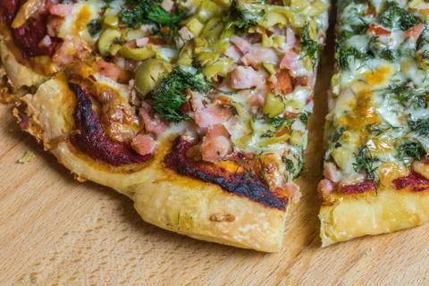 Artisan pizza Foto stock