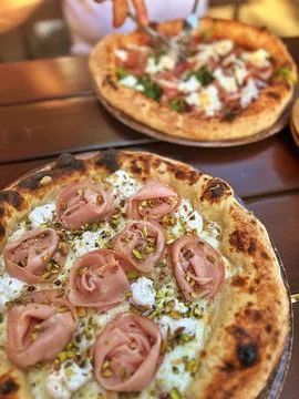 Artisan pizza Stock Photos