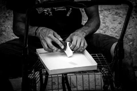 Artisan at work Foto stock