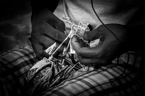 Artisan at work Foto stock