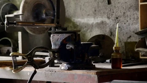 Artisan workshop that builds a belt for a Tyrolean tracht Stock Footage 76522015