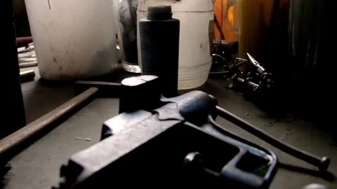 Artisan workshop that builds a belt for a Tyrolean tracht Video stock 77020675