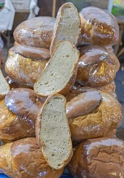 Artisanal White Bread Stock Photos