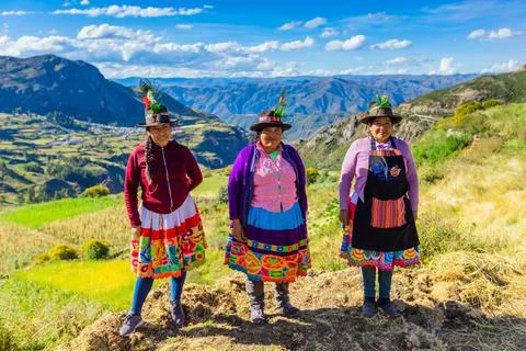 Artisans of Ayacucho, Peru, South America Stock Photos