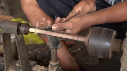 Artisans in Bali Stock Footage 214685550